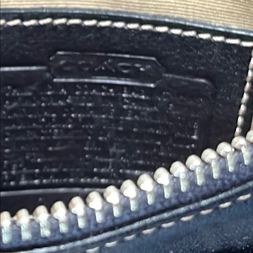 Coach‎ purse Black Leather womens Crossbody Bag soho